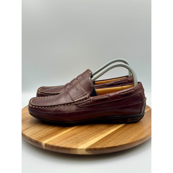SPERRY Gold Cup Premium Penny Loafer Leather Driving Shoes Men\'s Size 7M Brown main image 8